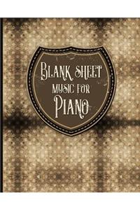 Blank Sheet Music for Piano