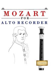 Mozart for Alto Recorder