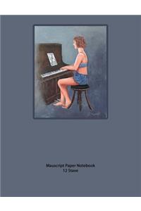 Manuscript Paper Notebook