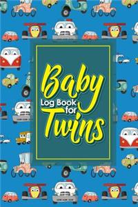 Baby Log Book for Twins