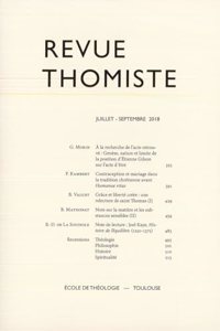 Revue Thomiste - 3/2018