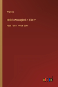 Malakozoologische Blätter