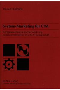 System-Marketing fuer CIM