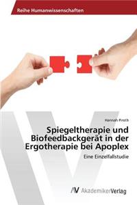 Spiegeltherapie und Biofeedbackgerät in der Ergotherapie bei Apoplex