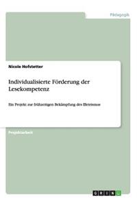 Individualisierte Förderung der Lesekompetenz