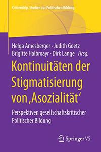 Kontinuitäten Der Stigmatisierung Von, Asozialität'