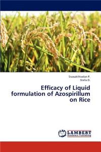 Efficacy of Liquid Formulation of Azospirillum on Rice