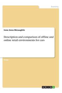 Description and comparison of offline and online retail environments for cars