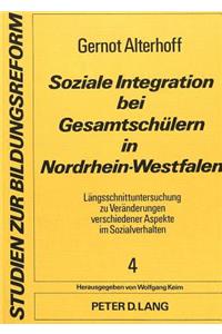 Soziale Integration Bei Gesamtschuelern in Nordrhein-Westfalen