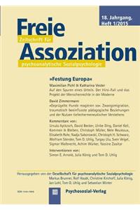 Freie Assoziation - Zeitschrift für psychoanalytische Sozialpsychologie 1/2015