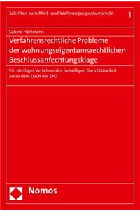 Verfahrensrechtliche Probleme Der Wohnungseigentumsrechtlichen Beschlussanfechtungsklage