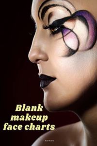 Blank makeup face charts