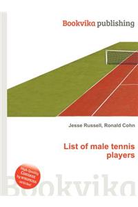 List of Male Tennis Players