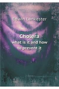 Cholera what is it and how to prevent it