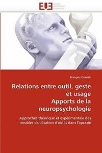 Relations Entre Outil, Geste Et Usage Apports de la Neuropsychologie