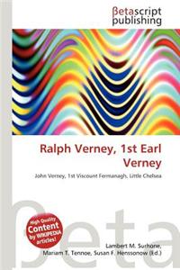 Ralph Verney, 1st Earl Verney