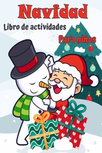 Libro de actividades de Navidad para niños de 4 a 8 y 8-12.