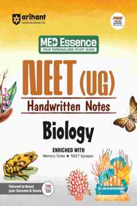 Arihant NEET (UG) Exam: Handwritten Notes for Biology | First and Only NEET Targeted Handwritten Notes For Exam 2026