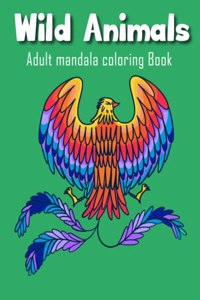 Wild Animals Adult Mandala Coloring Book