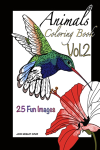 Animal coloring book: Volume Two