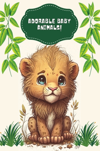 Adorable Baby Animals coloring book