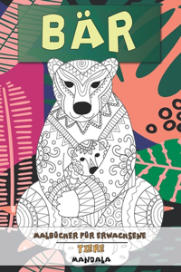 Malbücher für Erwachsene - Mandala - Tiere - Bär