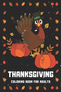 Thanksgiving Coloring Book For Adults