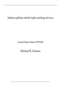 Indium gallium nitride light emitting devices