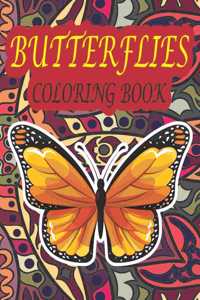 Butterflies Coloring Book
