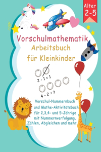 Vorschulmathematik-Arbeitsbuch für Kleinkinder Alter 2-5