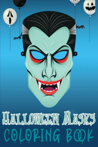 Halloween Masks Coloring Book