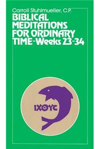 Biblical Meditations for Ordinary Time