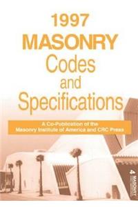 1997 Masonry Codes and Specifications