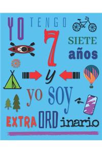 Yo tengo 7 siete años y yo soy extraordinario