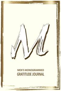 M Men's Monogrammed Gratitude Journal
