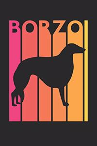 Vintage Borzoi Notebook - Gift for Borzoi Lovers - Borzoi Journal