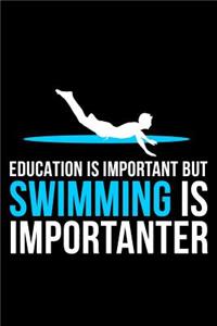 Education is important But Swimming is importanter