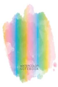Rainbow Watercolor Notebook - Sketch Book for Drawing Painting Writing - Rainbow Watercolor Journal - Rainbow Watercolor Diary