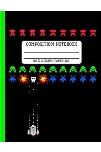 Composition Notebook Graph Paper 4x4