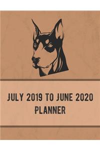 July 2019 to June 2020 Planner
