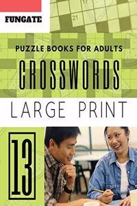 Crossword Puzzle Books for Adults: Fungate Crosswords Easy Magic Quiz Books Game for Adults Large Print (Find a Word for Adults & Seniors)