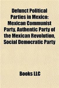 Defunct Political Parties in Mexico