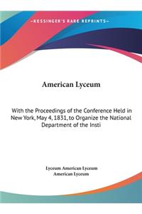 American Lyceum