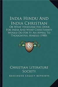 India Hindu And India Christian