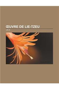 Uvre de Lie-Tzeu