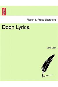 Doon Lyrics.