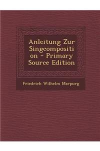 Anleitung Zur Singcomposition