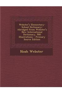Webster's Elementary-School Dictionary