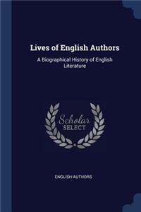 Lives of English Authors