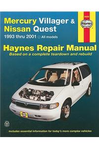 Mercury Villager & Nissan Quest Automotive Repair Manual